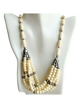 Vintage Bone Tribal Handmade Necklace